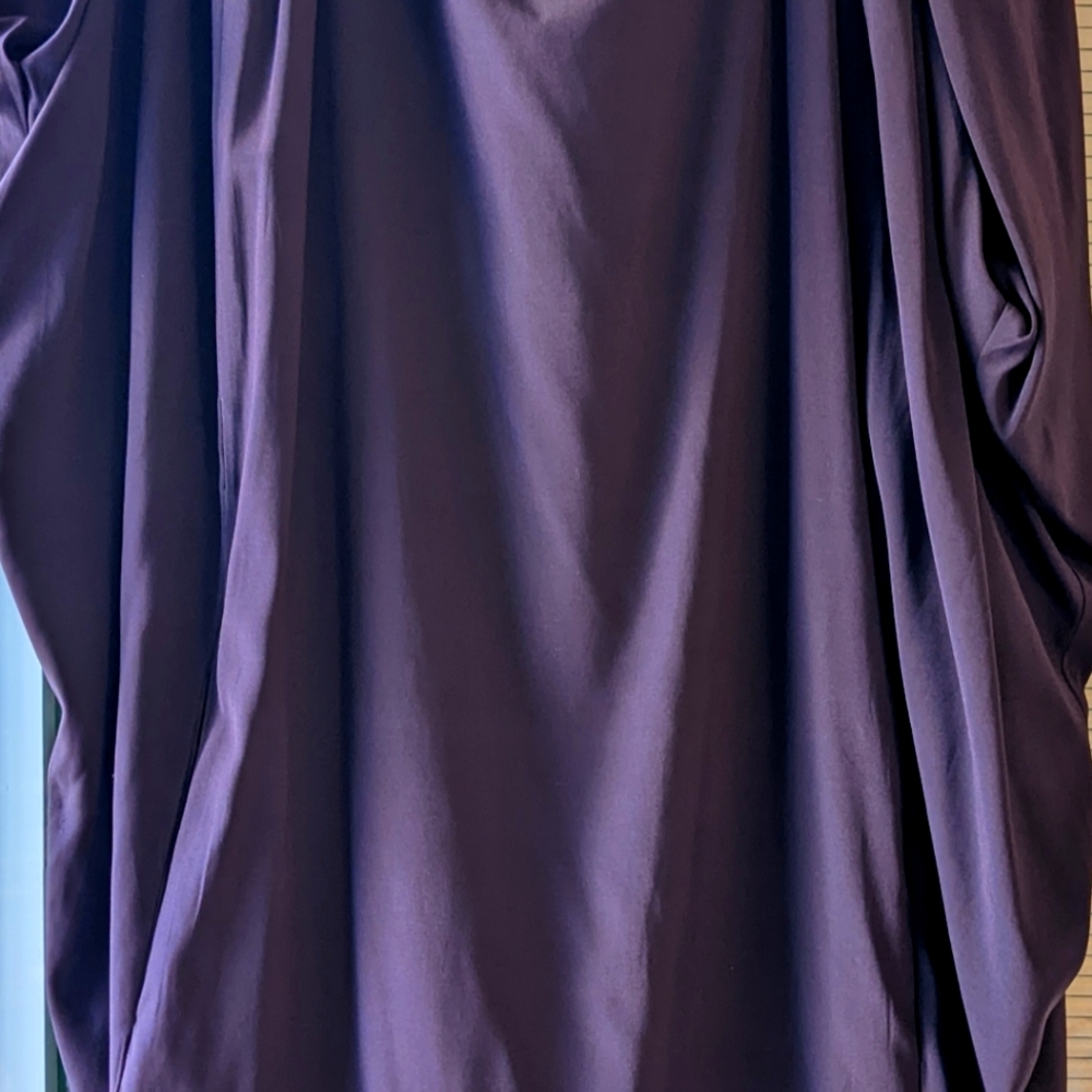 Suzi Chin for Maggy Boutique * Size 2 * Dark Purple Roman Midi Dress